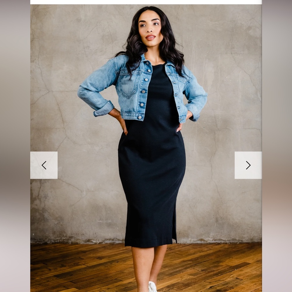 Able Maria Boxy midi dress small